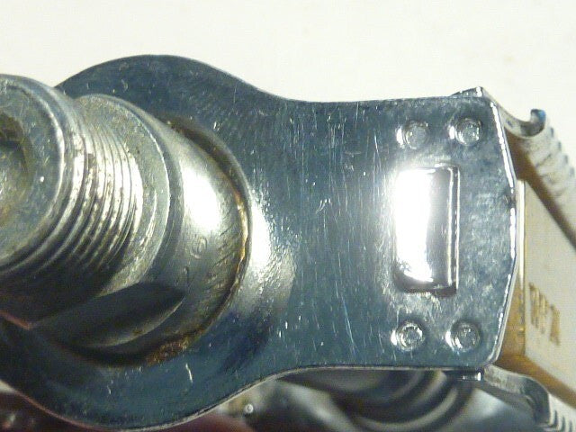 1 Vintage 80's K10496 Small Youth Chrome Steel Pedal 9/16" with Reflectors