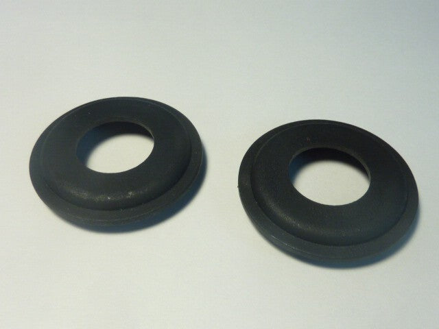NOS 2 Bouchons cache bouchons cuvettes plastic  vintage NOS velo axe pedalier