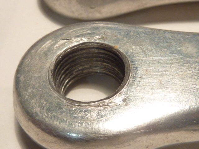 3 manivelles Pédalier vintage CW  170 mm  9/16 manivele gauche