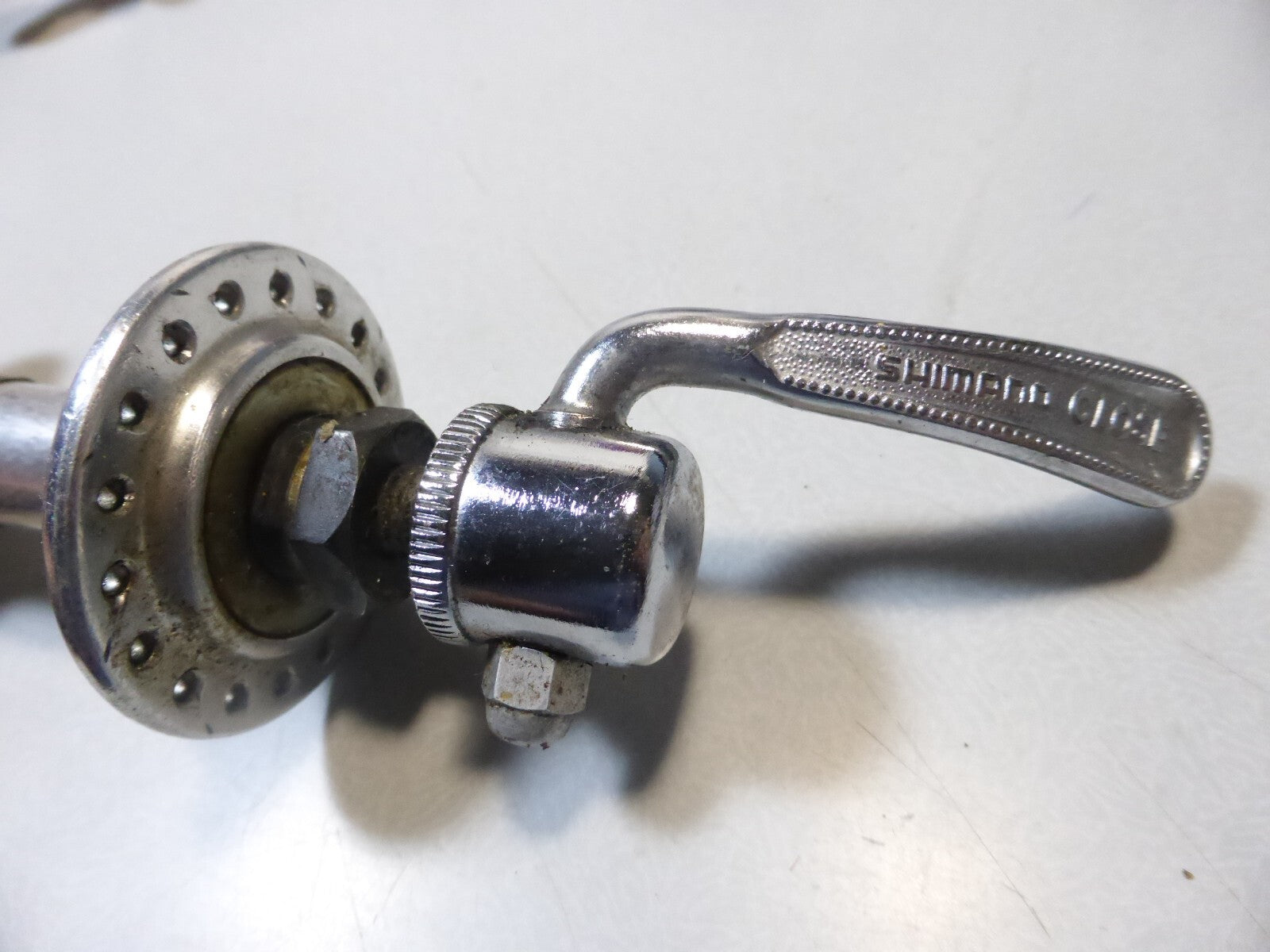 4 vintage axe moyeux maillard sachs shimano front axle