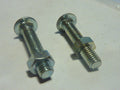 ✨NOS 2 boulons vis tete ronde meplat vintage ancien stock vis 5x30 collet new✨
