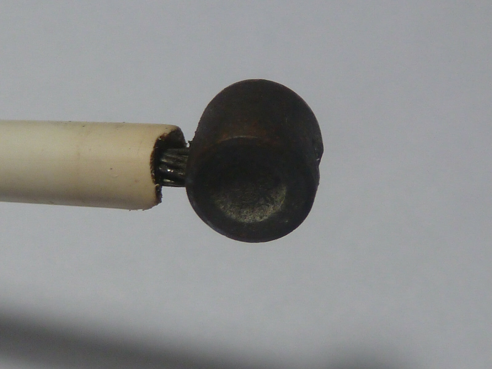 ancien cable gaine blanche frein avant velo vintage pliable Longueur total 78 cm