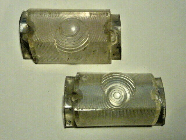 2 Cabochon feu clignotant veilleuse gauche PK LMP 3107 Simca 1300, 1500