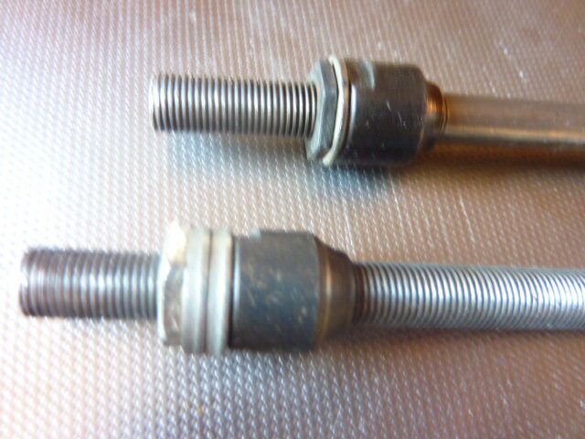 NOS vintage 2 axe moyeux roue 9.5 mm L 149 mm L 145