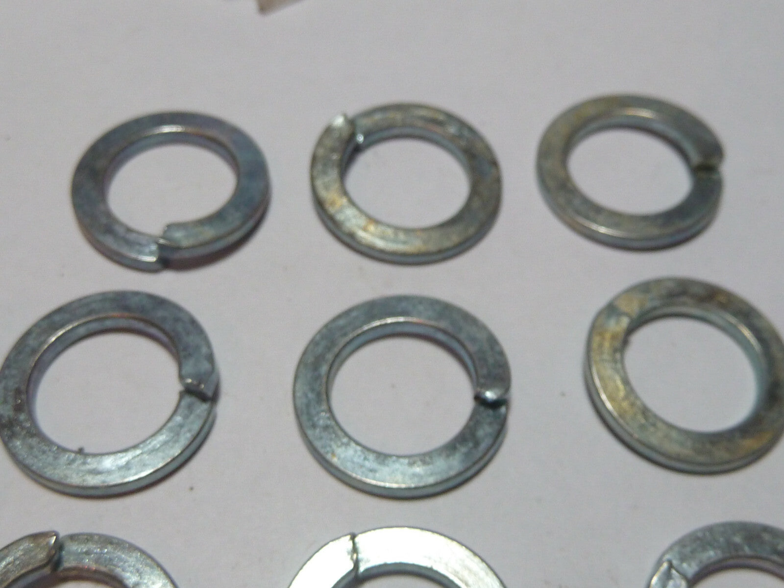 Lot de 7 rondelles grower 12 mm solex motobecane peugeot  12x19 ancien stock