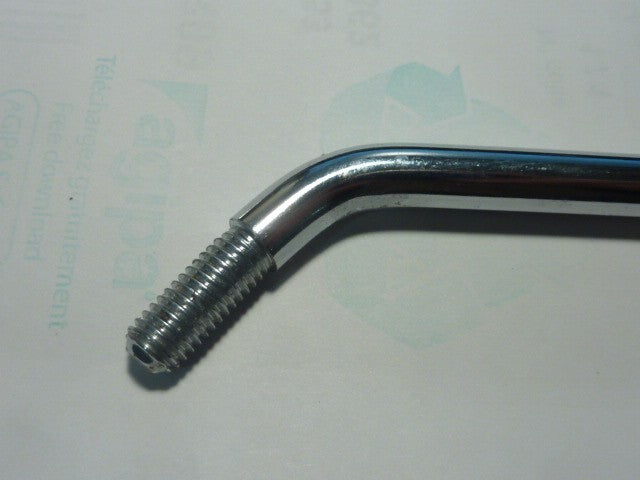 NOS vintage tige rétroviseur chromé 9 mm pas de vis 8 mm