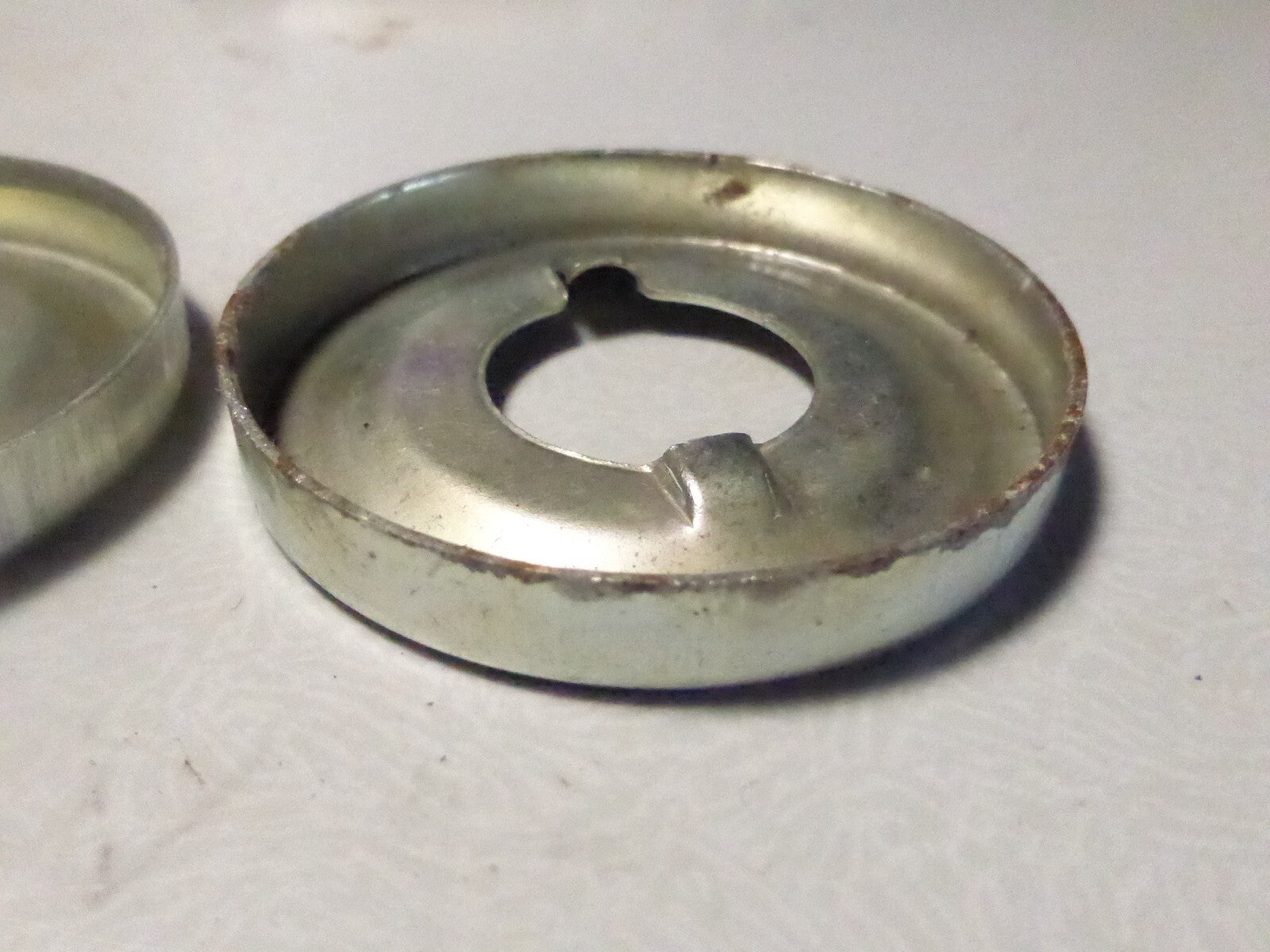 lot de 2 rondelle  écrou boîtier de pédalier velo BMX vintage