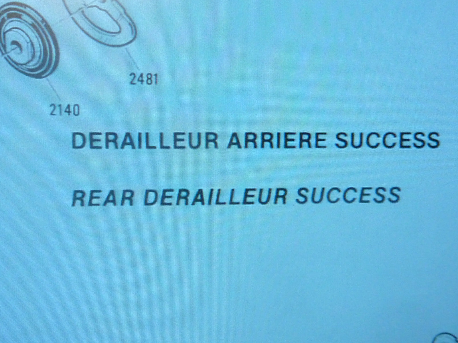✨ NOS Vis Cale de Serrage Huret Réf 2430 / 2224 Dérailleur Success  Challenge✨