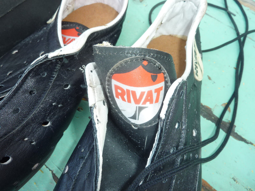 Chaussures de cyclisme ancienne  vintage  - RIVAT  - T39 kangourou 576 Izoard