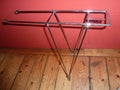 velo ancien - porte bagages acier chromé F.FIOL H=36 cm L 37x8 cm enfant pliable