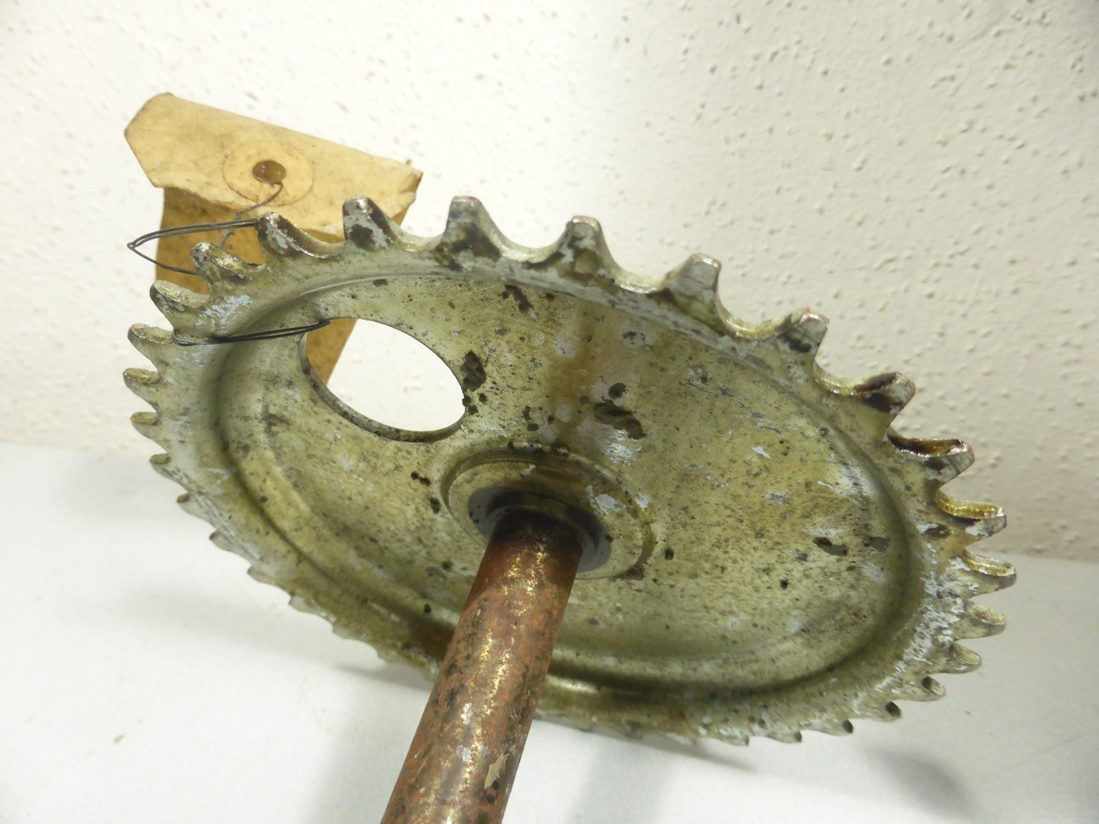 NOS axe plateau PEDALIER Plateau ANCIENNE Peugeot 35 DENTS 102 MS