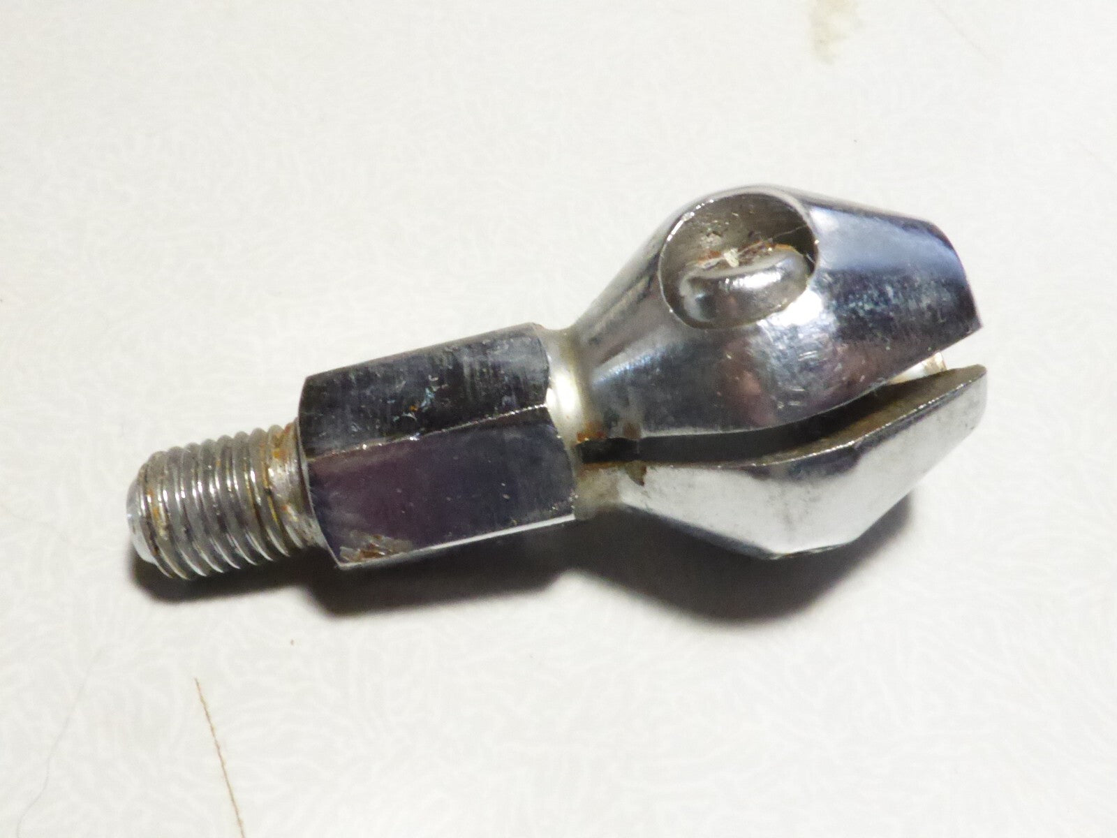 Support acier Chrome Miroir Moto Guidon  honda Guzzi Suzuki kawazaki ???