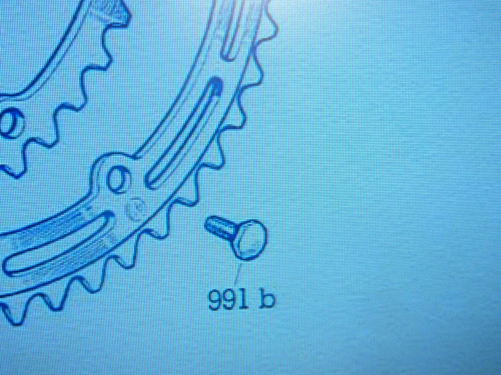 NOS SIMPLEX # 977-991 boulon cheminéé pedalier crankset screw