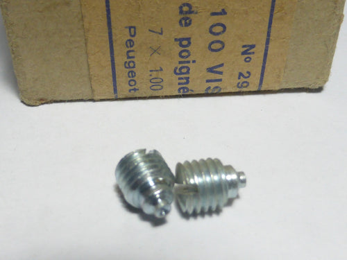 2 vis capot couvercle ancien CURSEUR  poignée ancien stock 7x100 Peugeot