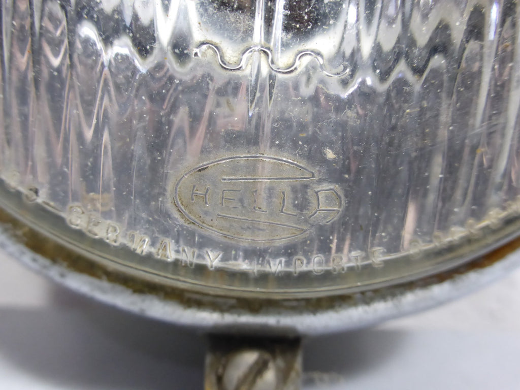 Ancien Phare Feu Arrière chromé HELLA 2-22865 Vintage Moto Mobylette Ø 107mm