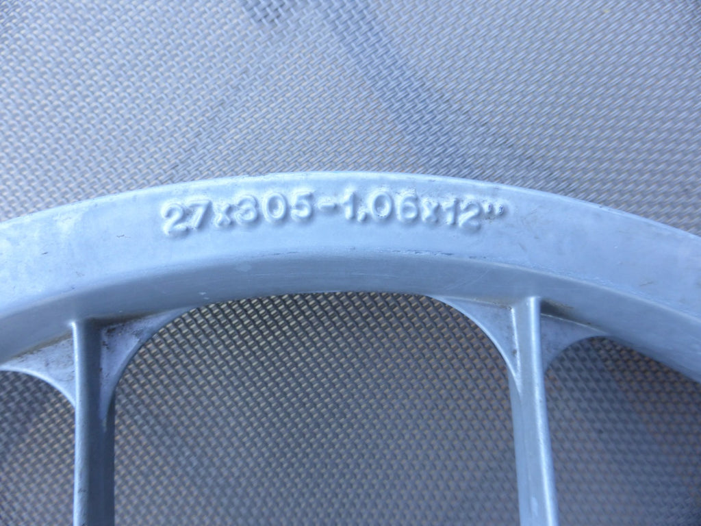 ✨ NOS Roue BMX 1.06x12"  à Bâtons Aluminium – Frein Tambour - Grimeca  27×305 ✨