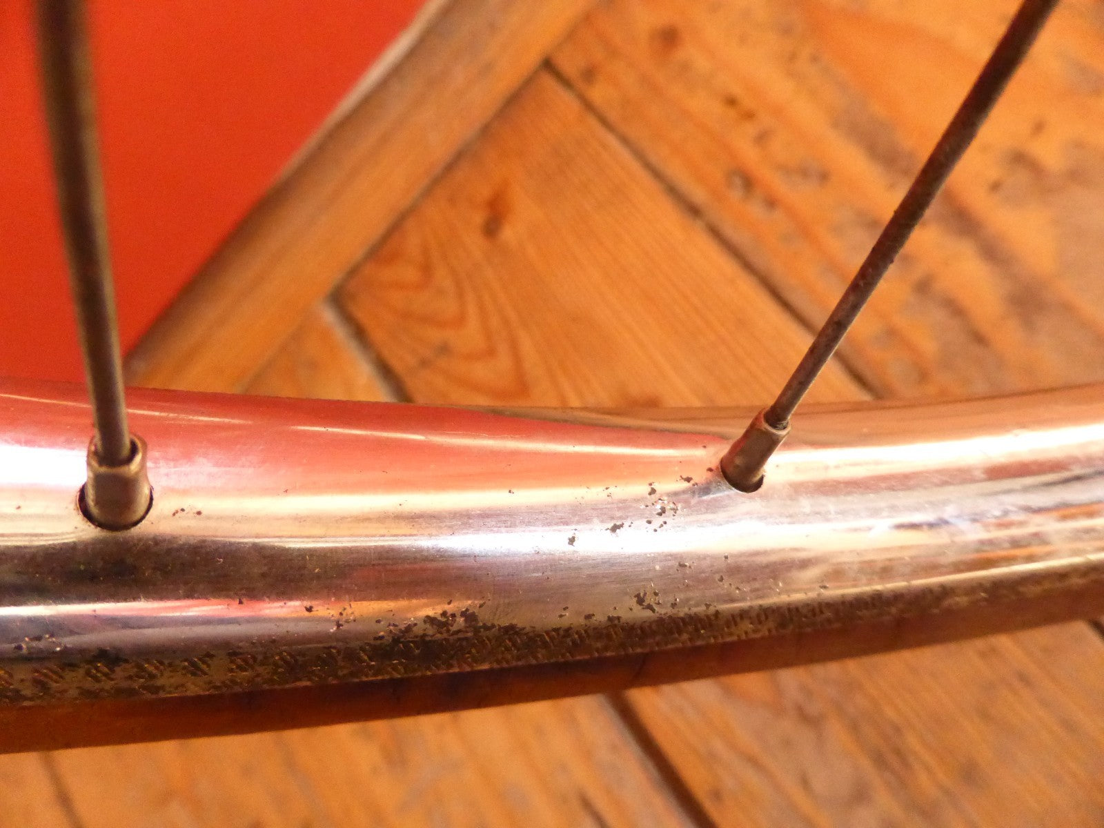 ✨ NOS Roue arrière velo vintage 700C (622) – SAMIR SAMINOX 1984 ✨