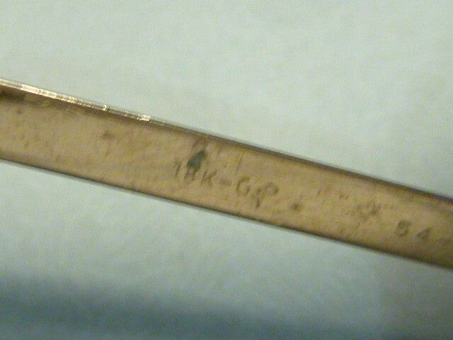 AUTHENTIQUE vintage 1960 PLAQUEE OR LUXOTTICA 18K paires lunette de vue LUNETTES