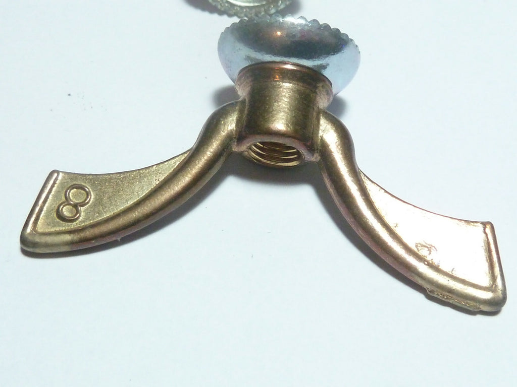 ✨ NOS Neu neuf 2 Écrous Papillon Vélo Ancien SOVA Wing Nuts 8 mm Laiton Vintage