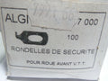 NOS lot de 4 rondelles ALGI d'axe de roue avant sécurité  vélo vtt vtc