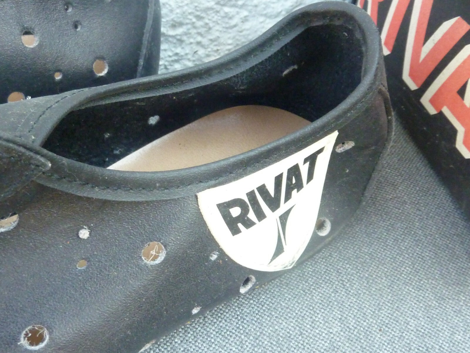 Chaussures de cyclisme ancienne   - RIVAT - Made in France - T37 modele Galibier