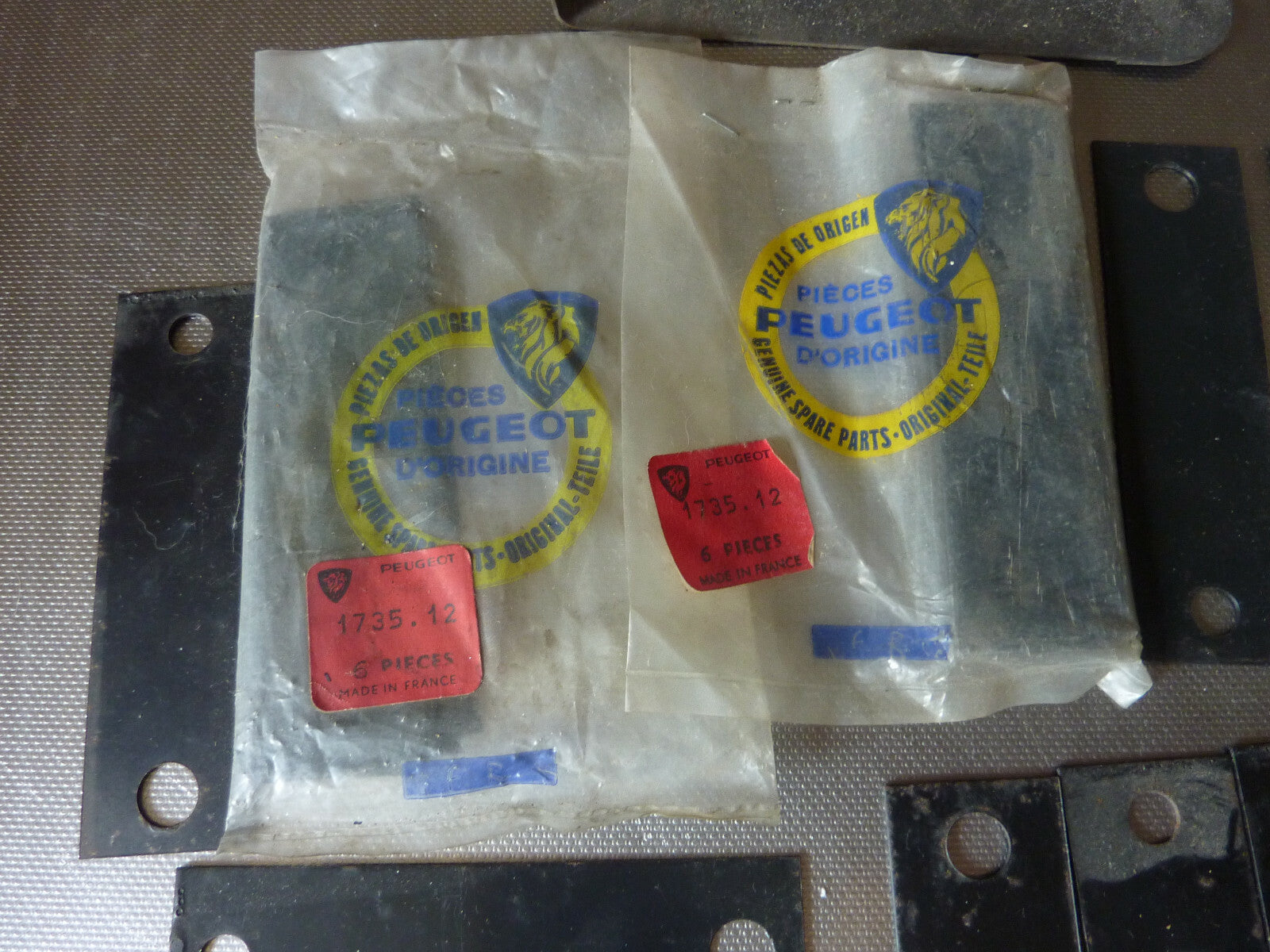25 patte fixation support echappement vintage Peugeot