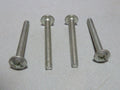 4 VIS DE POIGNEE M4 MEUBLE ACIER ZINGUE LONGUEUR 37 mm BOUTON SERRURE NEUF