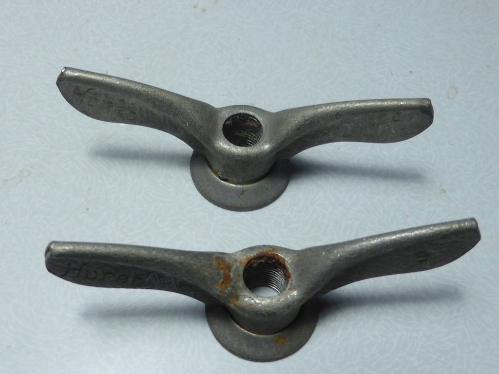 ✨NOS Neu 2 Écrous Papillon Vélo Ancien  Huret Wing Nuts 9 mm Vintage✨