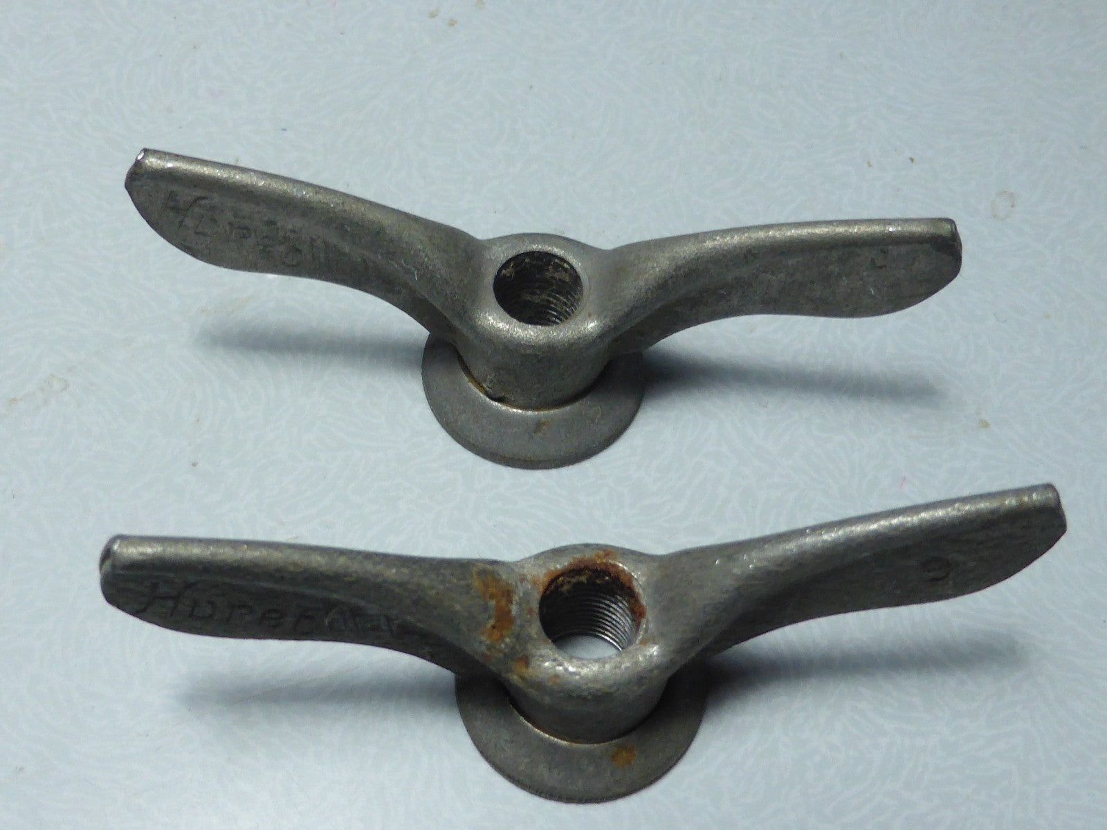 ✨NOS Neu 2 Écrous Papillon Vélo Ancien  Huret Wing Nuts 9 mm Vintage✨