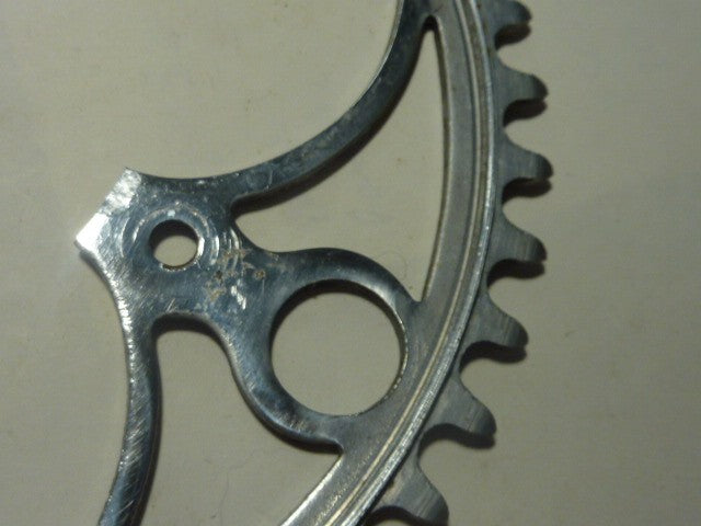 NOS vintage CHAINRING  - 46 - Plateau acier chromé BCD 95 velo vintage
