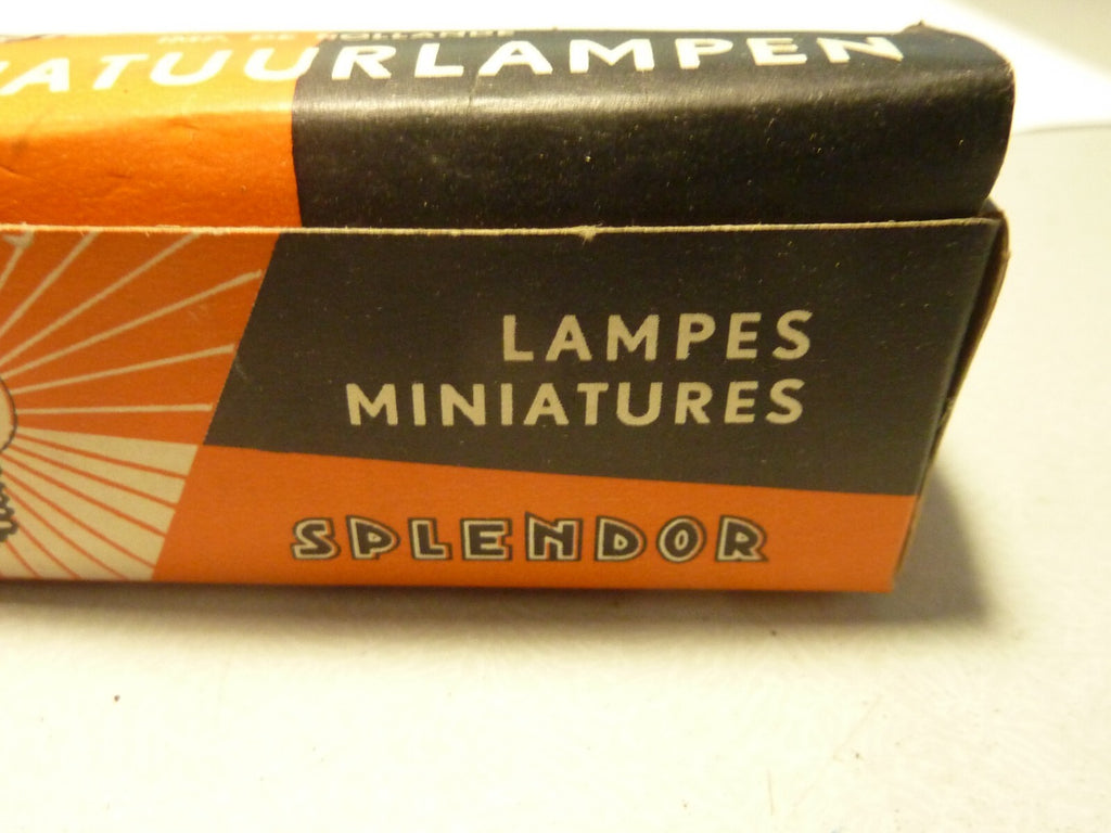10 lampes  AMPOULES  vintage Splendor  A VIS 6V 0,1A sph 15 mm E10