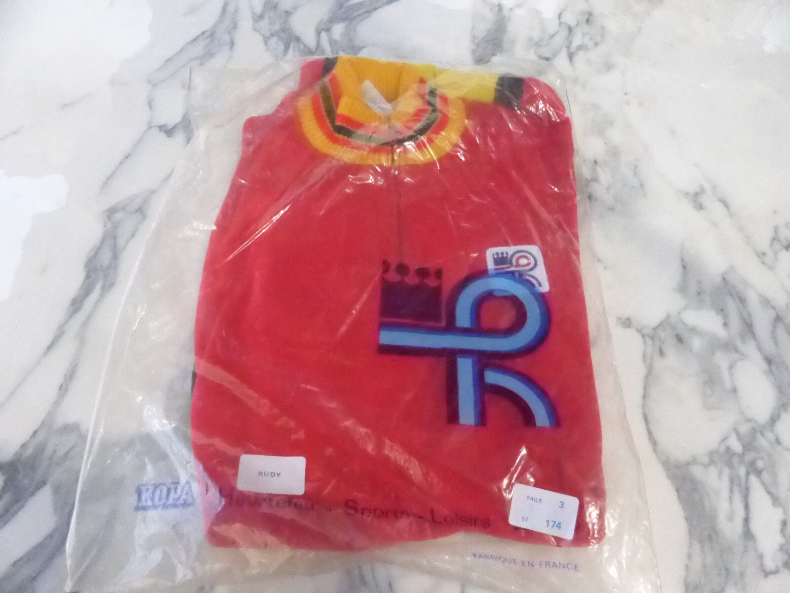 VINTAGE Maillot cycliste KOPA couleur BELGIQUE jersey shirt trikot