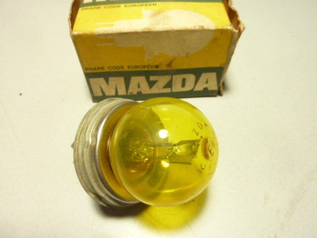 NOS  ampoules MAZDA éclairage vintage  6V 45/40W jaune Bulb
