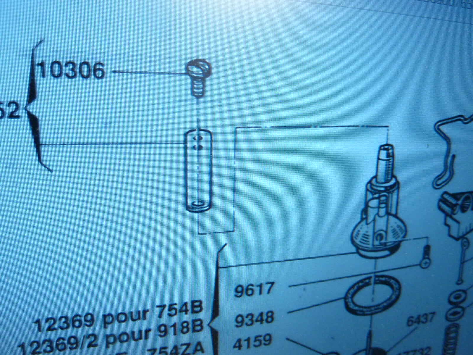 1 vis gurtner vis 10306 fixation de couvercle Peugeot 103 104