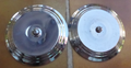 2 Ancien Enjoliveur De Roue Chromé diamètre 235mm pour RENAULT 16 old car R16