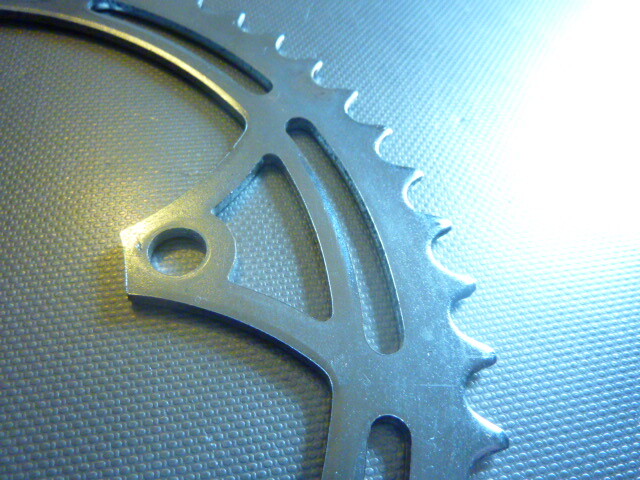 NOS NEU vintage CHAINRING  - 52 - Plateau acier chromé BCD 116   3/32"