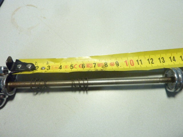 NOS  attache rapide Quick Release rear Skewer Eroica 1970 wheel skewer BREV STOP