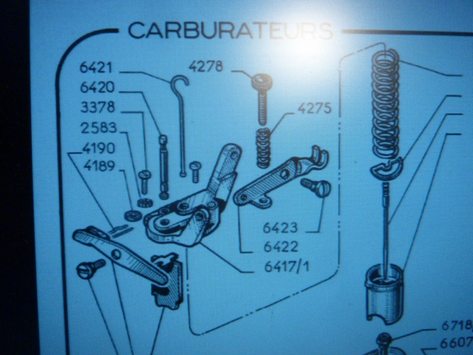 carburateur GURTNER levier J14 Manurhin 6424 peugeot motobecane