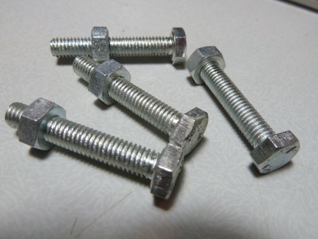 ✨4 vintage ancien VIS boulon 6x35 ALGI mobylette vélo solex écrou 10 mm M6 36 mm