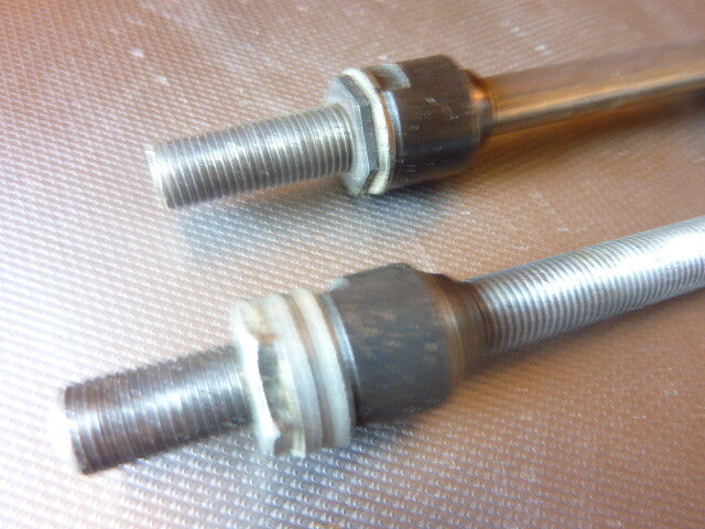 NOS vintage 2 axe moyeux roue 9.5 mm L 149 mm L 145
