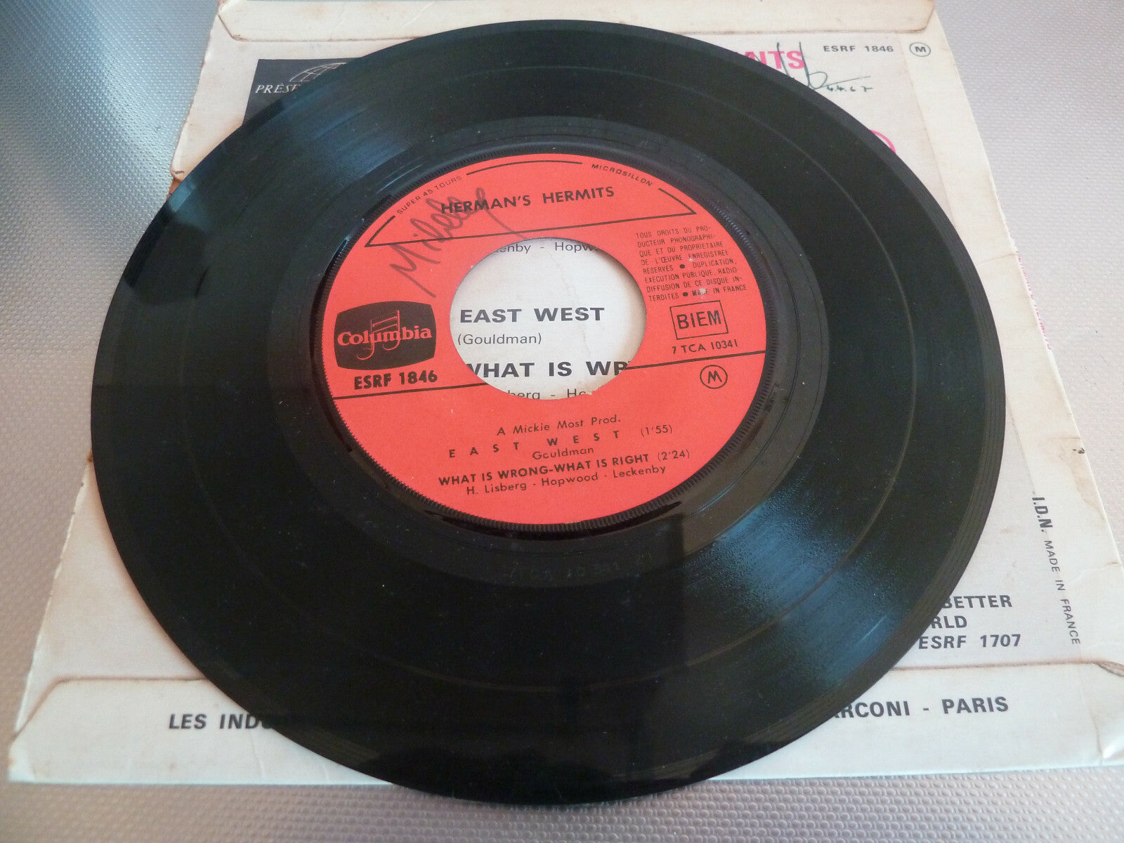 herman's hermits"there's a kind of hush"ep.or.fr.columbia.1846 biem