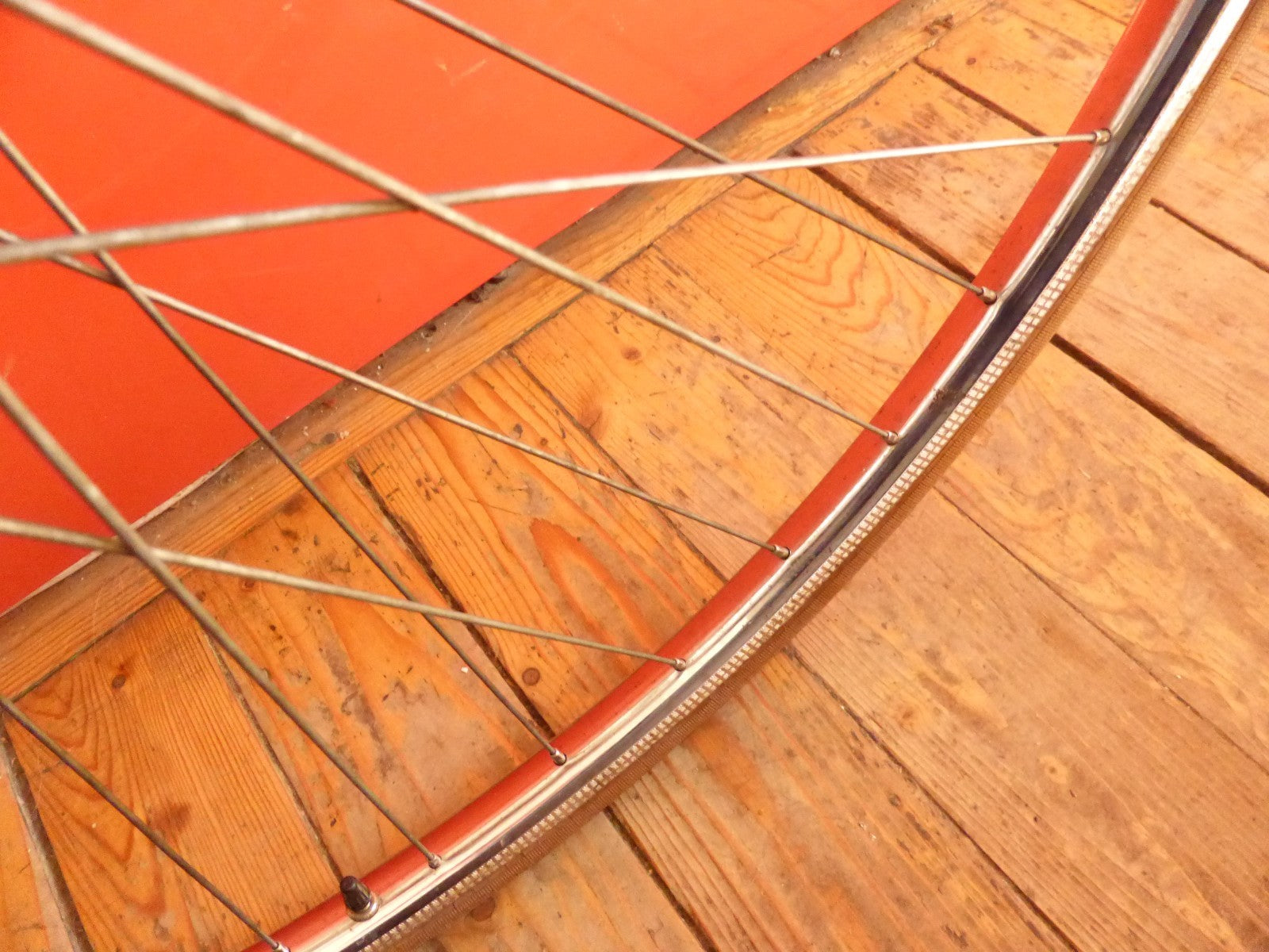 ✨ NOS Roue arrière velo vintage 700C (622) – SAMIR SAMINOX 1984 ✨