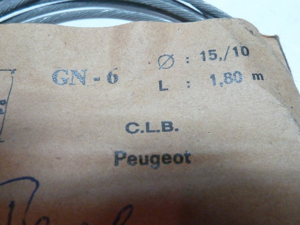 NOS neu cable CLB peugeot 1m80 vintage