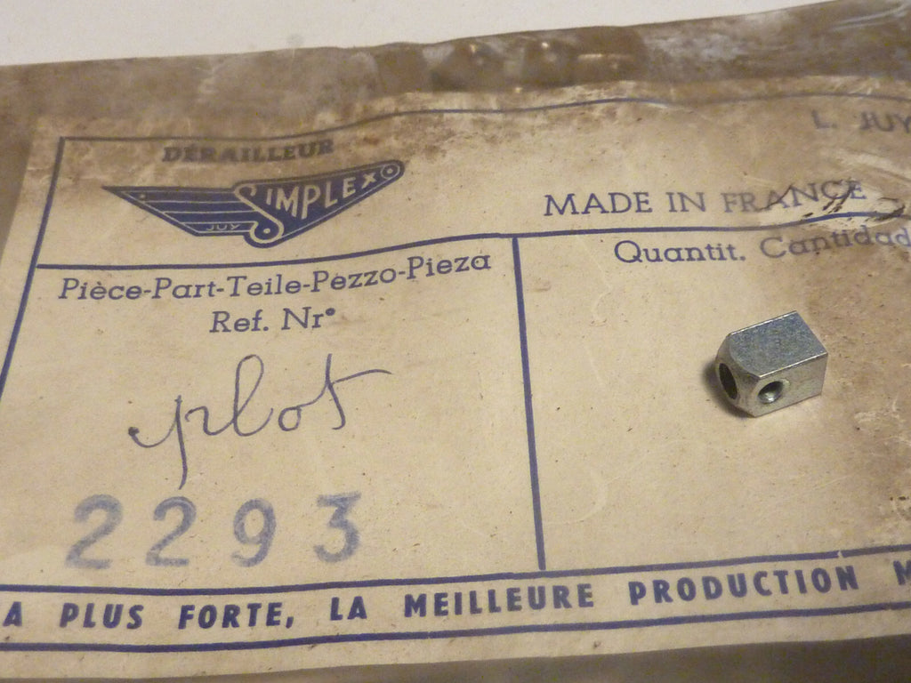 ✨NOS 1 Plot 2293 Simplex Vélo Vintage Old Bike Dérailleur SA 02 SA 12 / SXA 12✨
