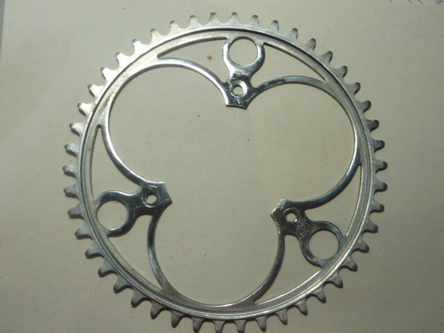 NOS vintage CHAINRING  - 46 - Plateau acier chromé BCD 95 velo vintage