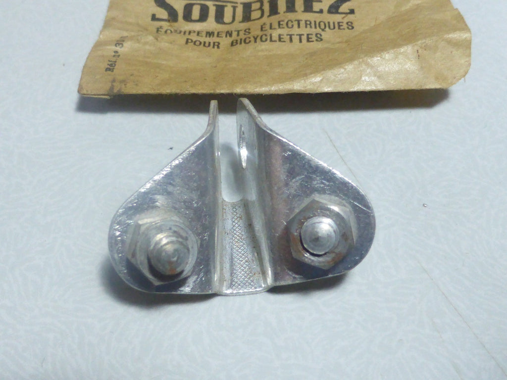 ✨ NOS neu Support attache Phare CIBIÉ SOUBITEZ Vélo Vintage Made in France✨