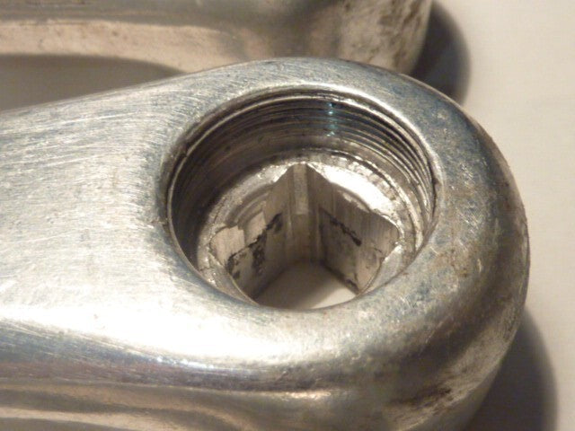 3 manivelles Pédalier vintage CW  170 mm  9/16 manivele gauche