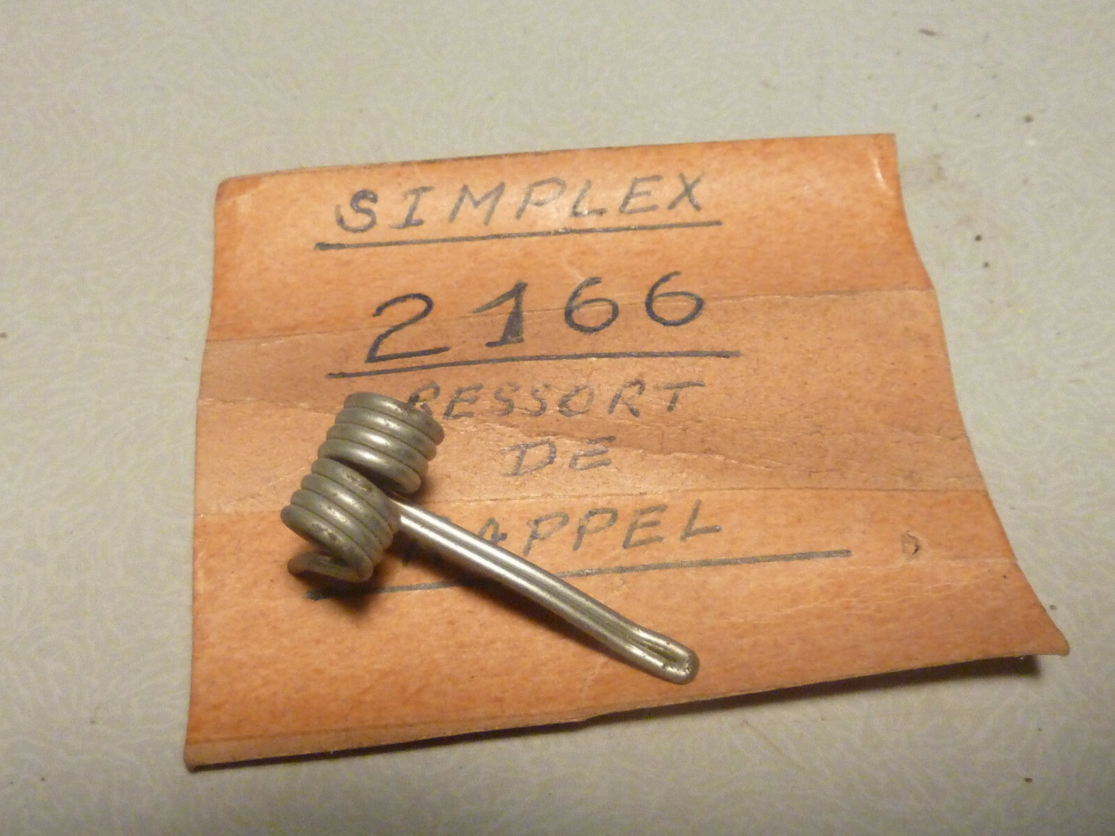 1 Vintage Simplex  ressort de rappel 2166 spring derailleur AR532 AR 532