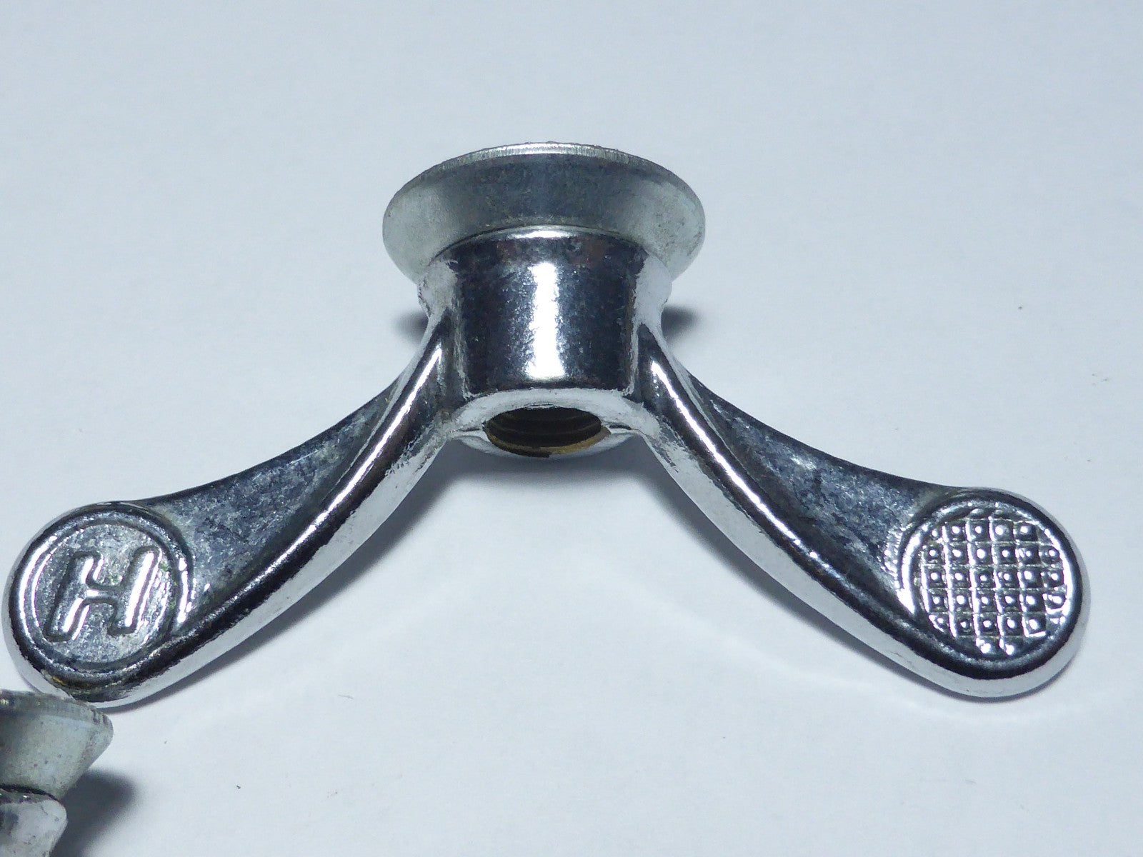 ✨NOS Neu 2 Écrous Papillon Vélo Ancien laiton Huret Wing Nuts 9.5 mm Vintage✨