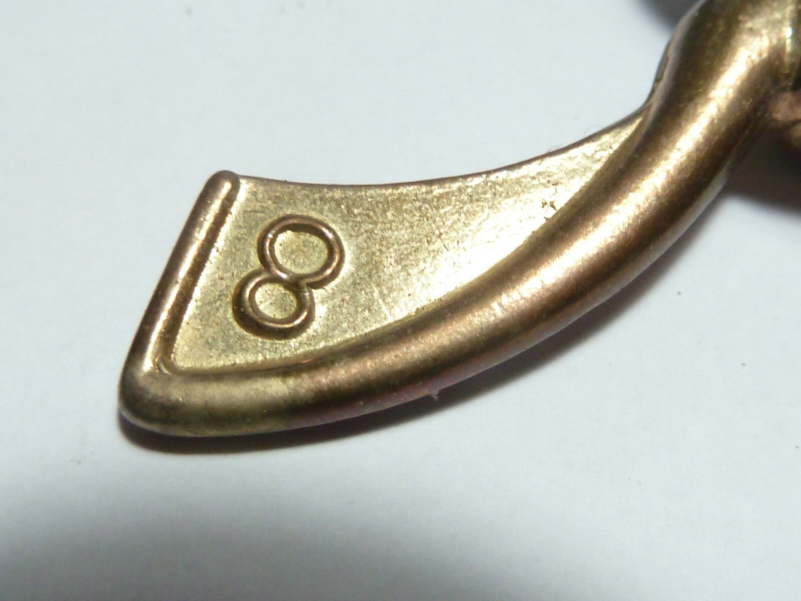 ✨ NOS Neu neuf 2 Écrous Papillon Vélo Ancien SOVA Wing Nuts 8 mm Laiton Vintage